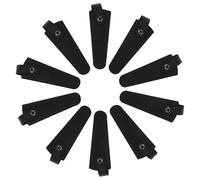 DECOMELODY 10 Piezas Protector de Tijeras de Cuero con Cierre Seguro para Electricistas Funda Antideslizante para Podar Organizador Transparente para Peluqueros y Jardineros