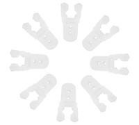 DECOMELODY 100 piezas Clips de Montaje para Luces LED de Neón Abrazaderas Flexibles para Cables Fijación para Decoración Eventos y Exterior