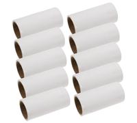 DECOMELODY 10piezas Recambio para Rodillo Quitapelusas Extra Adhesivas Herramienta Portátil para Eliminar Pelos De Mascotas y Polvo Ropa Alfombras y Muebles