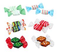 DECOMELODY 12 Piezas Adornos de Mesa de Vidrio con Forma de Dulce Colorido Decoración Creativa para Fiesta Hogar