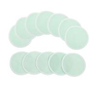 DECOMELODY 12 piezas Discos Desmaquillantes Reutilizables de Fibra de Bambú Suave y Ecológica para Limpieza Facial Portátil