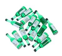 DECOMELODY 15 piezas Miniaturas Botellas de Vino Coreano Decorativas Realistas para Escenas Miniatura y Manualidades Adornos para Casas de Muñecas y Proyectos DIY