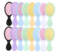 DECOMELODY 16 Piezas Cepillos Masajeadores de Aire para Desenredar Cabello Mini Peines Portátiles para Cabello Seco y Húmedo Compactos y Resistentes para Viaje y Hogar
