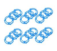 DECOMELODY 18 Piezas Soporte para Cabezal de Afeitadora S5000 de Plástico Azul, Compacto y Estilizado, Fácil de Reemplazar y Rendimiento Consistente, Adecuado para Viajes y Baño
