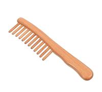 DECOMELODY 1pieza Peine De Masaje De Madera De Sándalo Natural Peine Desenredante Para Cabello Estimula El Cabelludo y Alivia El Estrés Para Uso Diario y