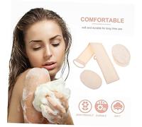 DECOMELODY 2 juegos Esponjas Naturales de Lufa para Baño Toallas Exfoliantes Corporales y Cepillos para Espalda Limpieza Profunda de y Masaje Material Seguro y Duradero para Diario