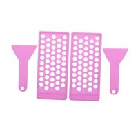 DECOMELODY 2 juegos Kit para Hacer Bálsamo Labial con Bandeja para Rellenar Tubos Espátula Flexible para Maquillaje DIY para Elaboración Casera de Brillo y Labiales Naturales