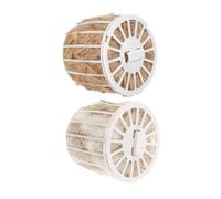 DECOMELODY 2 Juegos Material de Anidación Suave de Yute para Pájaros de Mezcla Cómoda para de Canarios Periquitos y Pinzones Reutilizable para Jardín y Exteriores