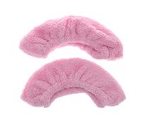 DECOMELODY 2 Pares Protector para Cuchillas de Patines de Hielo para Cubiertas Elásticas con Forro de Felpa Absorbente XXXL Color Rosa para Patinaje Artístico y Hockey sobre Hielo