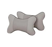 DECOMELODY 2 Piezas Almohadas Cervicales Coche Unidades Gris Soporte Cuello para Viaje y Ergonómica Cuatro Estaciones
