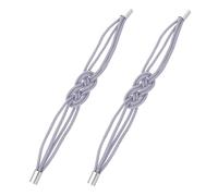 DECOMELODY 2 Piezas Alzapaños Magnéticos Estilo Chino Accesorios de Cortinas con Cuerda de Diseño sin Perforaciones para Decoración de Visillos y Cortinas de Salón