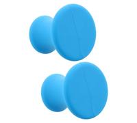 DECOMELODY 2 Piezas Base de Goma Azul para Diapasón Estable y Portátil, Accesorio para Terapia de Sonido y Sanación Vibracional en Meditación y Hogar