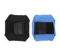 DECOMELODY 2 Piezas Brazalete para Teléfono Pierna Ajustable Funda Deportiva Resistente al Agua Soporte para Móvil Running Senderismo y Entrenamiento Paquete de Negro Azul