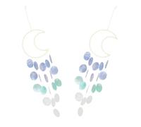 DECOMELODY 2 Piezas Carillón de Viento Conchas Marinas Decorativo Atrapasueños Artesanal para Interior y Exterior Decoración Verano Fiesta Boda