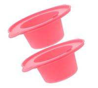 DECOMELODY 2 piezas Forro de Silicona para Olla de Cera Depilatoria Repuesto para Máquina de Depilación Casa para Kit de Depilación Femenina