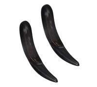 DECOMELODY 2 Piezas Guasha Facial Massage Tool Natural Horn Acupuncture Pen Deep Tissue Meridian Massager For Neck Foot Back Pressure Point Portable