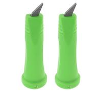 DECOMELODY 2 Piezas Juego de 2 Puntas de Tungsteno para Bastones de Trekking Verdes, Repuestos Resistentes para Senderismo, Compatibles y Afiladas para Montaña, Esquí y Caminatas al Aire