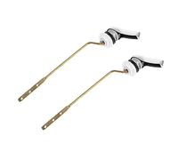 DECOMELODY 2 piezas Manija de Descarga de Inodoro Reemplazo de Mango Lateral Accesorios de para Tanque de Inodoro Instalación Sin Herramientas para Baños Residenciales y Comerciales