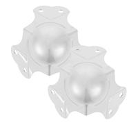 DECOMELODY 2 Piezas Protector de Esquinas de Aluminio para Cajas de Aviación de Perfil Resistente y Decorativo para Muebles Maleteros y Estuches Fácil Instalación y Durabilidad