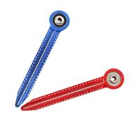 DECOMELODY 2 piezas Regla de Círculo de Aleación de Aluminio Compacta y Ligera Herramienta Multifuncional para Marcado Preciso Carpintería y Dibujo para Ingenieros y Profesionales del Diseño