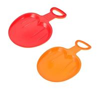 DECOMELODY 2 Piezas Tabla Deslizante para Césped y Arena Tabla de Esquí Plástico para Adultos Diseño y Portátil para Actividades