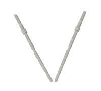 DECOMELODY 2 piezas Varillas de Botón para Inodoro Doble Descarga Roscadas Extendidas de Plástico Duradero Recambio Funcional para Pulsador Cisterna para Reparación Wc