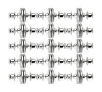 DECOMELODY 20 Pares Clips Magnéticos y Magnetismo Fuerte para Cortinas con Cierre Magnético y Diseño Antiviento, Acero Inoxidable Protección contra Luz y Viento para Puertas y Dormitorios