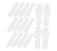 DECOMELODY 20 pares Plantillas Desechables Delgadas Absorbentes Transpirables para Hombres y Mujeres Cómodas Insertos Reemplazables para Botas Deportivas y Zapatos Talla Papel
