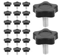 DECOMELODY 20 Piezas niveladores de Muebles Almohadillas para pies möbelfüße verstellbar pie nivelador para Mueble Patas niveladoras Regulables Black