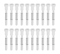 DECOMELODY 20 Piezas Pestillos de Resorte de Metal para Mosquiteros de Ventanas, 20 Piezas, Pasadores de Fijación Resistentes Corrosión, Accesorios para Puertas y Ventanas, Uso en Reparación