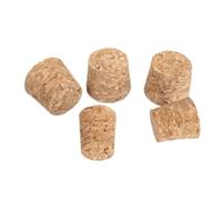 DECOMELODY 20 piezas Tapones de Corcho Cónicos Unidades Sellado Hermético para Botellas de Cerveza y Vino Corcho Natural Duradero para Conservación Segura