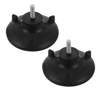 DECOMELODY 2piezas Almohadillas para Patas de Silla de Inodoro Tapas Antideslizantes de Repuesto con Ventosa Reforzada y Tornillo Accesorios de Seguridad para Baño para Personas Mayores