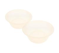 DECOMELODY 2piezas Bañera De Hidromasaje Para Pies y Lavado De Cara De Gran Cuenca Plástica Transparente Para Relajación y Spa Para Mayores y Uso Doméstico