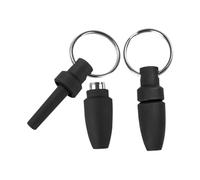 DECOMELODY 2piezas Ponche de Cigarros Perforadora Portátil para Viajes Mini Perforadora de Bolsillo Que Garantiza una Extracción Herramienta para Perforar Cortador de Color Negro
