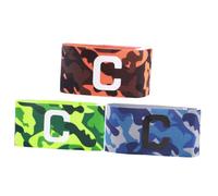 DECOMELODY 3 Piezas Brazaletes de Ajustables para Fútbol Brazaletes Deportivos Elásticos para Correr y Actividades Colores Azul Verde y Naranja