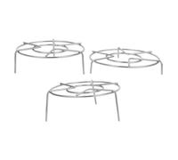 DECOMELODY 3 piezas Rejillas de Vapor de Acero Inoxidable Diámetro Soportes Multifunción para Olla Presión Eléctrica Estante para Vapor para Cocina y Wok