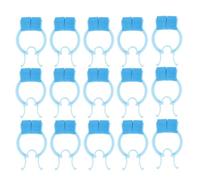 DECOMELODY 30 Unidades Pinzas Nasales para Función Pulmonar Unidades Diseño Ergonómico con Espuma Suave para Entrenamiento Respiratorio Seguro y Cómodo Clip Nasal Ligero para Ejercicios de