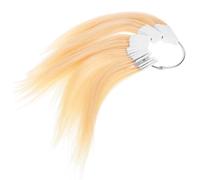 DECOMELODY 30piezas Kit De Prueba De Cabello Mechones Para Análisis De Coloración y Decoloración Repetida Muestras De Color Cabello Humano Para Estilistas Profesionales Salones De Belleza