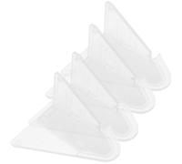 DECOMELODY 4 Cerraduras de Seguridad Obsequios Material Abs Ligero Operación Mano para Puertas Corredizas de Armario Ideales para Proteger a Bebés y Adultos