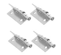 DECOMELODY 4 piezas Bisagras de Acero Inoxidable con Resorte Autoclosedor para Puertas de Armarios Cajas Remolques Resistentes Rayaduras y Silenciosas