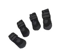 DECOMELODY 4 Piezas Botas Luminosas Antideslizantes para Perros Pequeños Impermeables de Caucho Colores Candy Talla Protección para Lluvia y Nieve