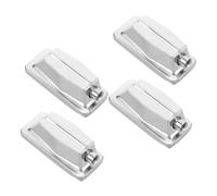 DECOMELODY 4 piezas Ganchos de Oreja Metálicos para Caja Conectores de Lengüeta para Batería Accesorios Resistentes de Fácil Instalación para Kit de Percusión de Repuesto Versátiles