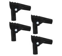 DECOMELODY 4 Piezas Juntas de Acoplamiento para Tiendas Camping Conectores Plegables de Plástico para Varillas Soporte Repuestos para Reparación y Mantenimiento Toldos y Estructuras al Aire