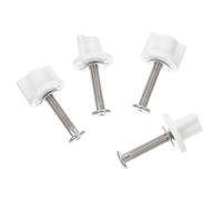 DECOMELODY 4 piezas Tornillos para Asiento de Inodoro de Acero Inoxidable Fijaciones Resistentes para Reparación Rápida y Montaje Seguro Wc