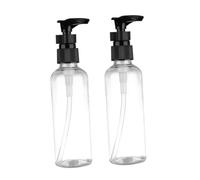 DECOMELODY 4piezas Botellas de Prensado para Loción Cosméticos y Perfumes Botella de Champú Dispensador de Líquido para Viajes al Aire