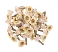 DECOMELODY 50 Palitos de Moxa Pura Hechos a Mano con Base de Fieltro Rollos de Moxibustión Engrosados 50 Pcs para Uso Doméstico y Salón Equipo Portátil para Terapia y Relajación