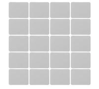 DECOMELODY 50 Unidades limpiador de gafas toallitas paños de limpieza de microfibra Grey