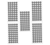 DECOMELODY 5hojas Marcador De Puntos De Reflexión para Escaneo Punto De Marcado De Escáner Marcadores De Reflexión Difusa