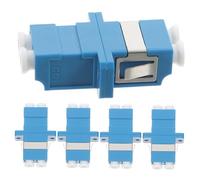 DECOMELODY 5piezas Adaptador De Fibra Óptica LC Conectores para Conexiones De Adaptador De Cable De Fibra para Componentes