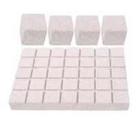 DECOMELODY 5piezas Plataforma de Molienda para Mascotas de Lava Almohadillas para Rascar para Conejos Hámsters y Jerbos Material Natural para Chupar y Masticar para Chinchillas Erizos